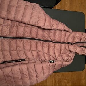 Reebok Women's Dusty Rose Puffer Jacket Size 2x